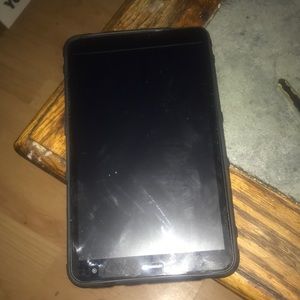 Max west tablet. New used for 1 hour  comes with hard case